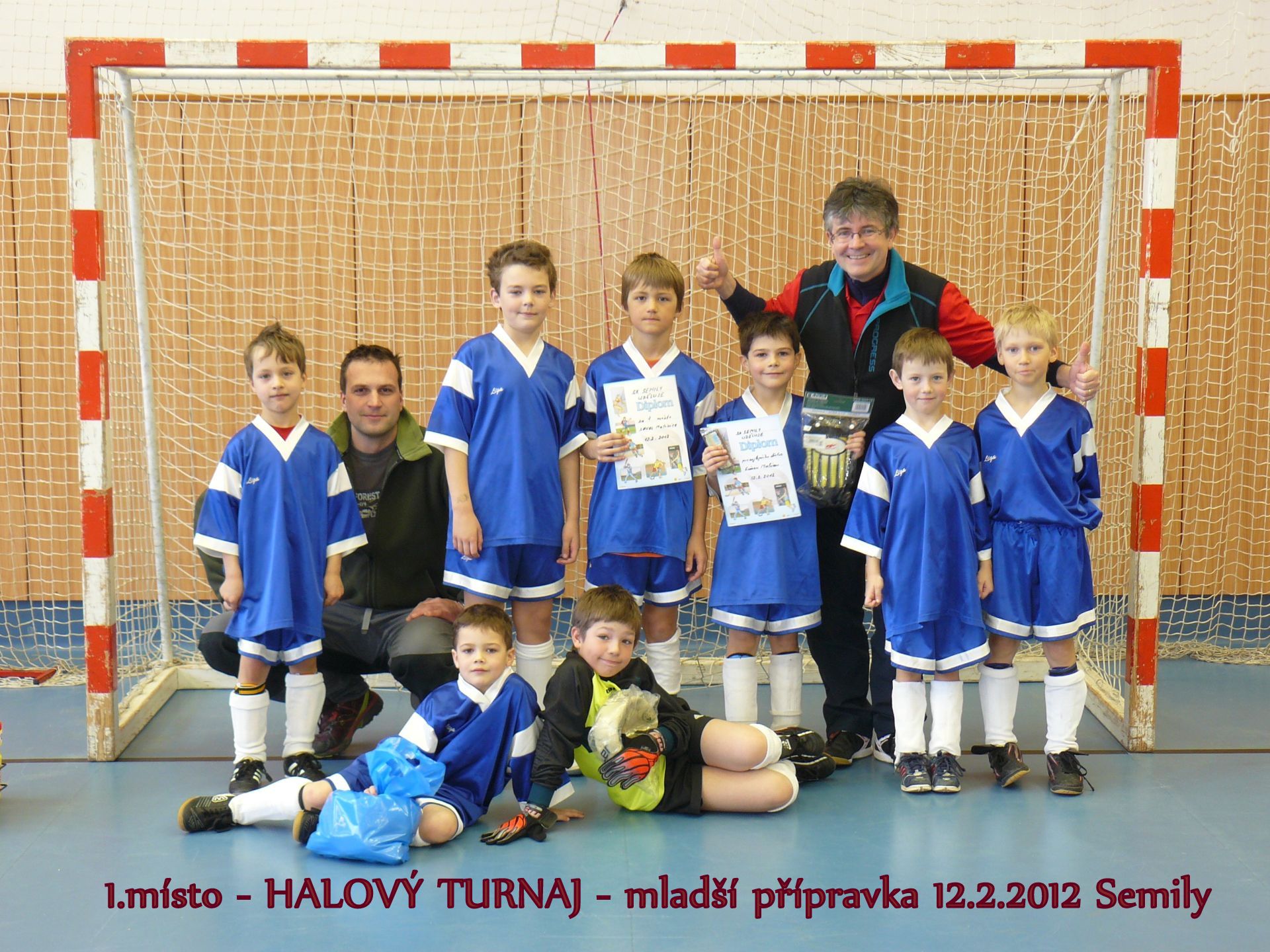 Halový turnaj ml.přípravka 12.2.2012